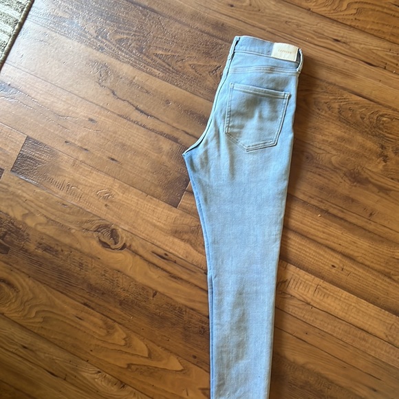 Express gently worn skinny mid rise jeans sz 6Reg - Picture 3 of 4